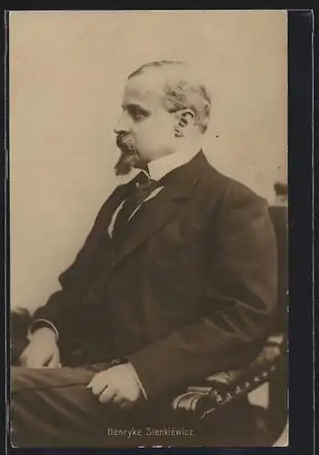 AK Portrait von Henryke Sienkiéwicz