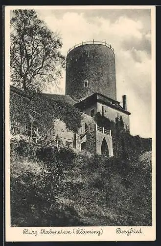 AK Rabenstein / Belzig, Bergfried der Burg