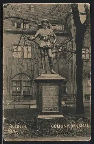 AK Berlin, Coligny-Denkmal, Nordseite vom Stadtschloss