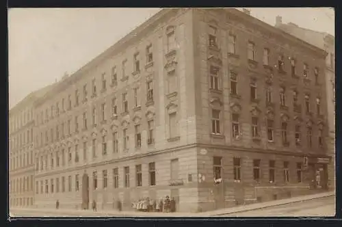 Foto-AK Wien, Wohnhaus Meiselstrasse 80