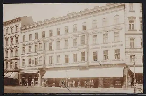 Foto-AK Wien, Warenhaus Karl Kormendi, Gumpendorfer Strasse 16, 1907