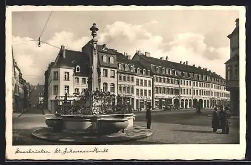 AK Saarbrücken, St. Johanner Markt
