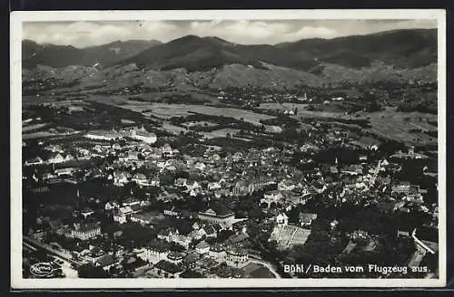 AK Bühl / Baden, Fliegeraufnahme