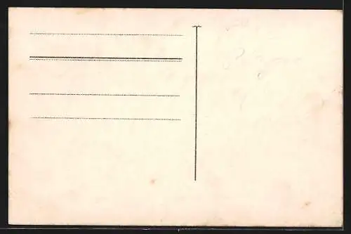 AK Fröhliche Männer in einem Ballon