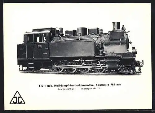 AK 1-D-1-gek. Heissdampf-Tenderlokomotive der Arn. Jung Lokomotivfabrik GmbH