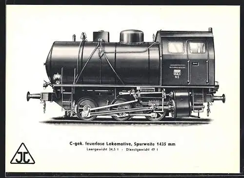 AK C-gek. feuerlose Lokomotive d. Lokomotivfabrik Arn. Jung