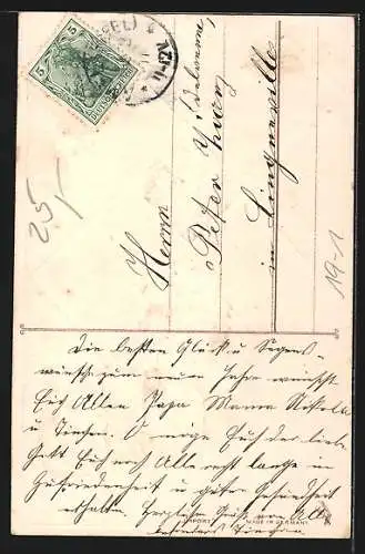 AK Windmühle mit Geldscheinen