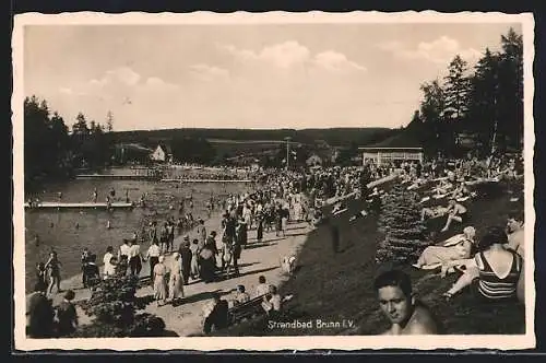 AK Brunn i. V., Das Strandbad zur Hochsaison