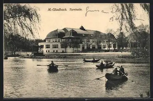 AK M.-Gladbach, Blick zur Turnhalle