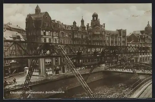 AK Elberfeld, Schwebebahn Schlossbleiche