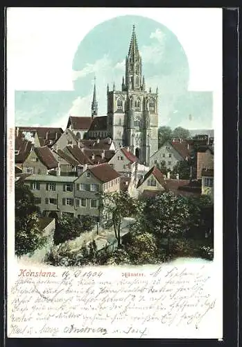 AK Konstanz, Blick auf Münster