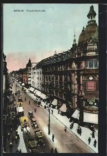 AK Berlin, Friedrichstrasse, Ecke Leipziger Strasse