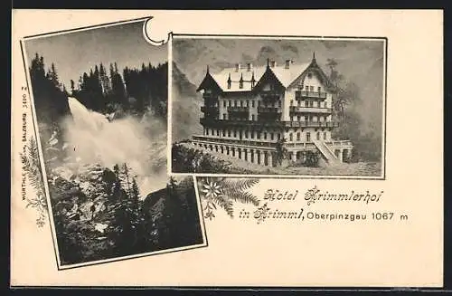 AK Krimml /Oberpinzgau, Hotel Krimmlerhof