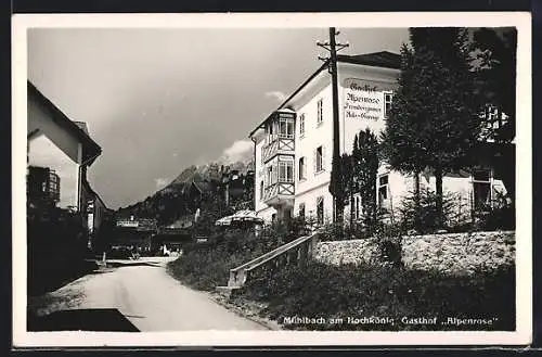 AK Mühlbach am Hochkönig, Gasthof Alpenrose