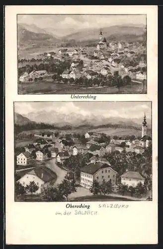 AK St. Georgen bei Salzburg, Untereching und Obereching