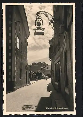 AK Hallein, Blick in die Bräuerstrasse