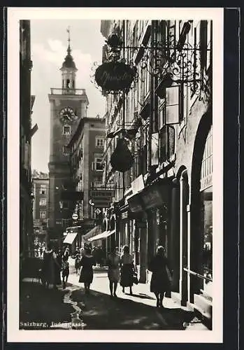 AK Salzburg, Blick in die Judengasse