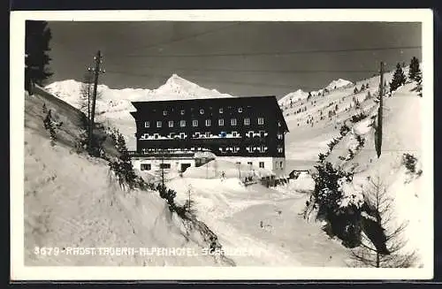 AK Obertauern, Das Alpenhotel Schaidberg im Schnee