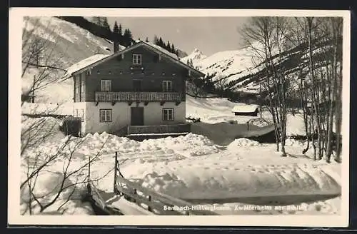 AK Saalbach-Hinterglemm, Zwölferheim im Winter