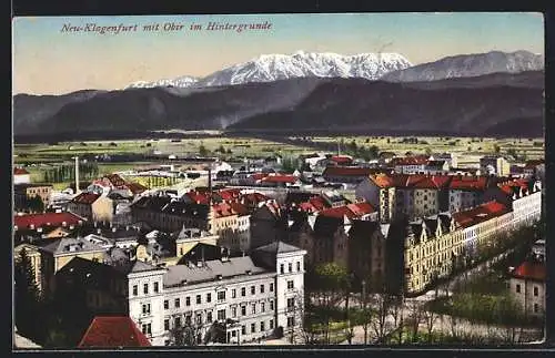 AK Klagenfurt, Neu-Klagenfurt mit Obir im Hintergrund