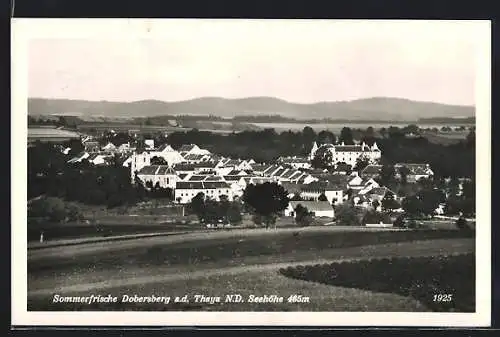 AK Dobersberg an der Thaya, Ortspanorama