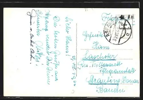 AK Aspang, Bootspartie auf dem Teich