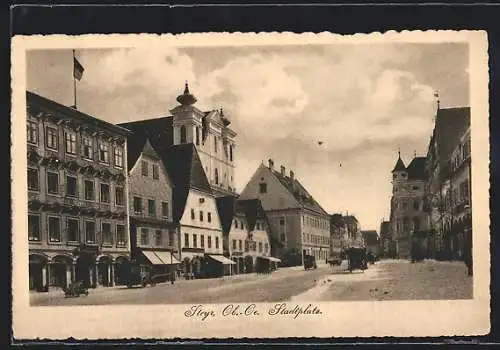 AK Steyr /Ob.-Oe., Hotel Steyrerhof am Stadtplatz