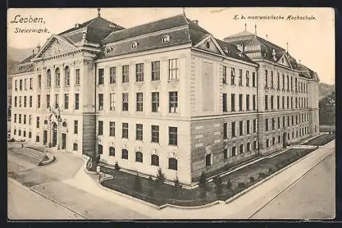 AK Leoben /Steiermark, K. k. montanistische Hochschule