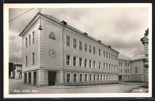 AK Weiz /Stmk., Gebäude der Elin-Motorenwerke