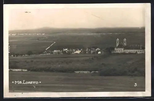 AK Maria Loretto, Teilansicht mit Kloster