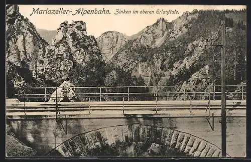 AK Mariazell, Alpenbahn und Zinken im oberen Erlauftale