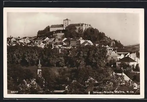 AK Weitra /N.-Oe., Teilansicht mit Festung