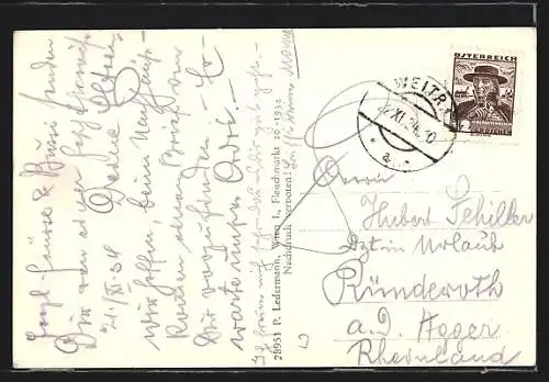 AK Weitra /N.-Oe., Teilansicht mit Festung