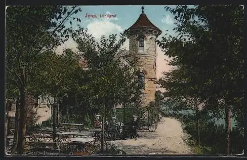 AK Jena, Landgraf mit Terrasse