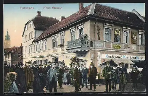 AK Buttstädt, Kinder- und Kranken-Weine, Neue Strasse