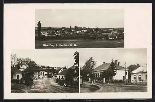 AK Kreuzstetten, Streifing, Ortsansicht, Strassenpartien