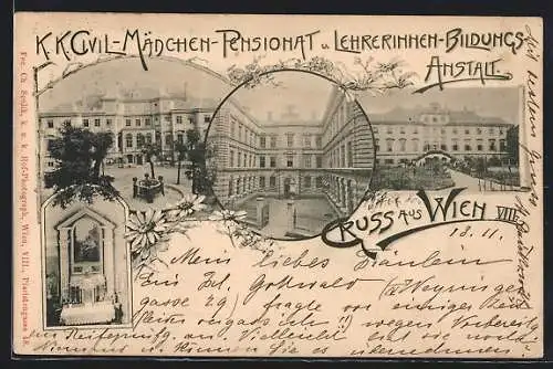 AK Wien, K. k. Zivil-Mädchen-Pensionat u. Lehrerinnen-Bildungsanstalt
