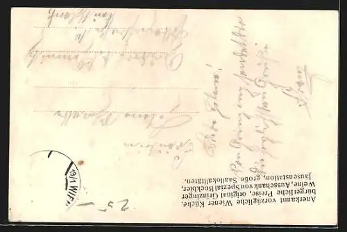 AK Wien-Grinzing, Robert Enzls Kaffee-Restaurant Trummelhof