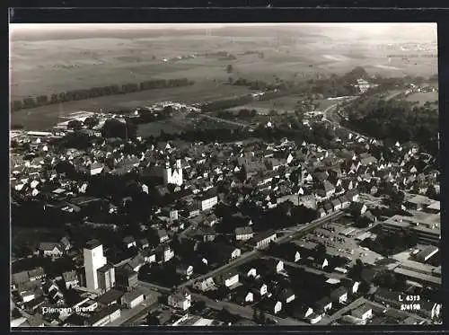 AK Giengen /Brenz, Totalansicht vom Flugzeug aus