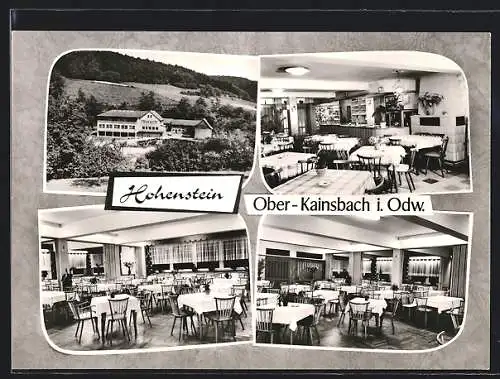 AK Ober-Kainsbach i. Odw., Gasthaus und Pension Zum Hohenstein