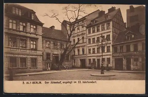 AK Alt-Berlin, Jüdenhof aus dem 13. Jahrhundert