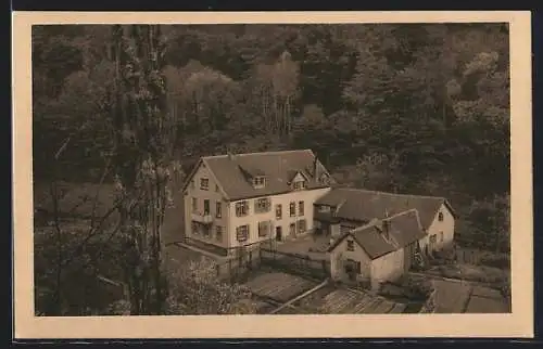 AK Auerbach / Bergstrasse, Kaffee-Restaurant im Hochstätter Tale