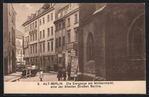 AK Berlin, Eiergasse am Molkenmarkt