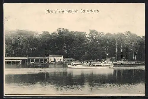 AK Berlin-Schlachtensee, Gasthaus Neue Fischerhütte