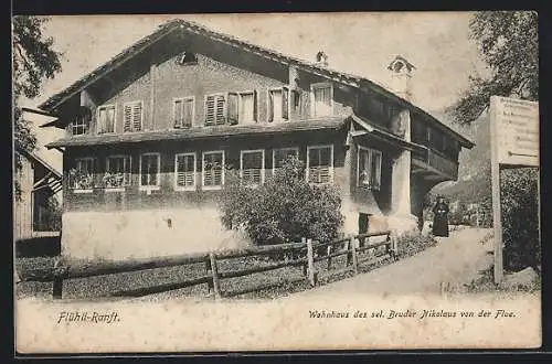 AK Flühli-Ranft, Wohnhaus des sel. Bruder Nikolaus von der Flue