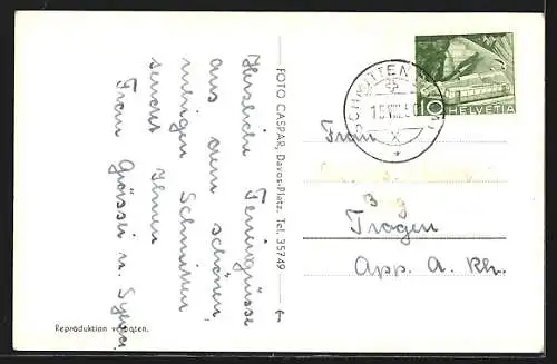 AK Schmitten, Ortsansicht aus der Vogelschau