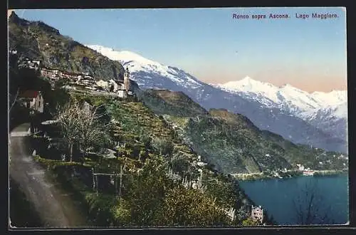 AK Ronco sopra Ascona, Totalansicht