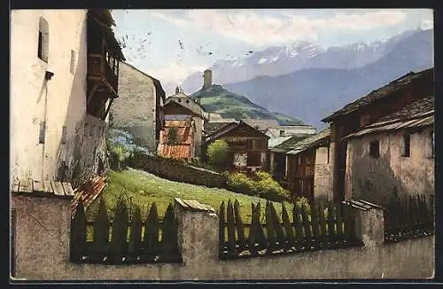 AK Ardez, Panorama mit Steinsberg