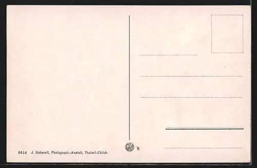 AK Soglio, Blick zur Kirche