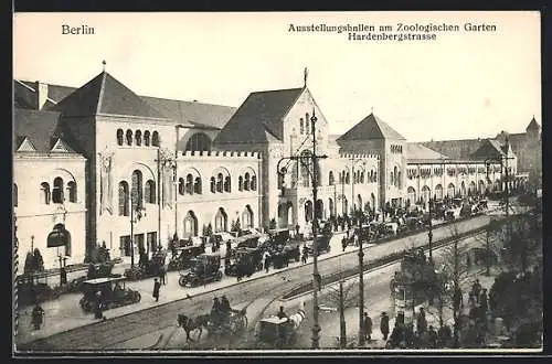 AK Berlin-Charlottenburg, Ausstellungshallen am Zoologischen Garten, Hardenbergstrasse